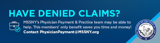 MSSNY Denied Claims