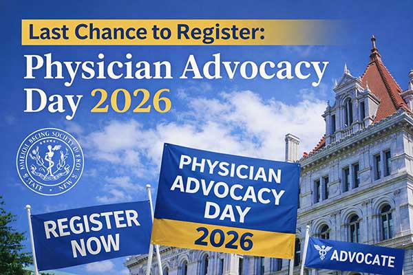 Physician Advocacy Day Flags