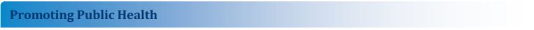 promoting public health title bar