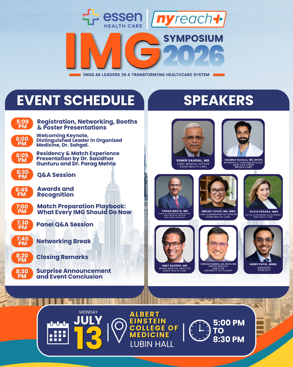 PULSE 7/10/2026: IMG Symposium 2026: Lead Forward 4 IMG Poster Symposium Flyer