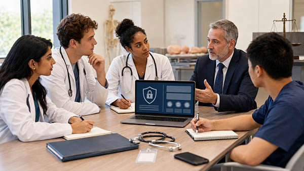 PULSE 8/14/2026: Legal Risks Medical Students Should Know Before Training and Practice 3 Preparing for Practice Ethics and Privacy