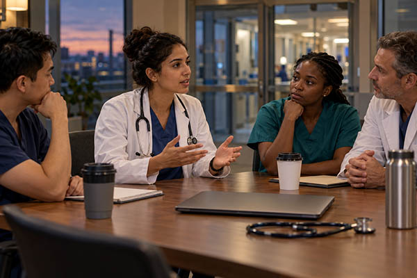 Resident physicians discuss safer training standards